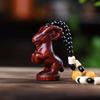 Small-Leaf Red Sandalwood Pendant: Wealth-Attracting Pixiu, Gourd, Dragon, Tortoise Design