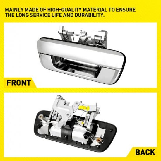 Tailgate Handle Latch Chrome 25801998 For 04-12 Chevy Colorado GMC Canyon
