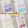 Y2K Dopamine Color Pentagram Small Hair Clip for Women & Kids - Cute Bangs & Side Hair Accessory