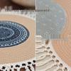 Round Tatami Floor Cushion for Reading, Meditation, and More