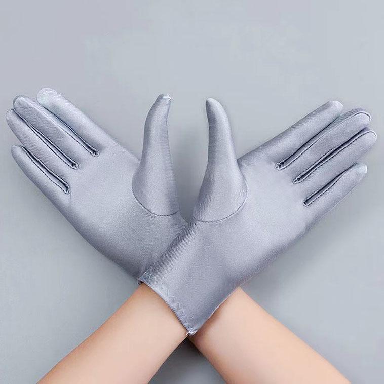 Four Seasons Lightweight Sun Protection Elastic Gloves for Men & Women - Thin Driving & Performance Jewelry Gloves