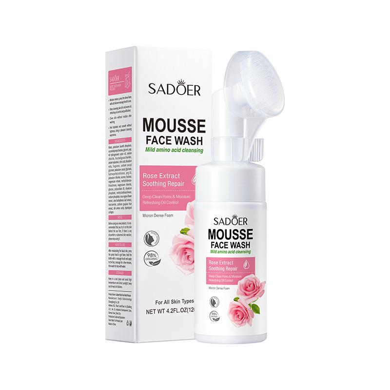 SADOER VC Amino Acid Cleansing Mousse - English Label Facial Cleanser