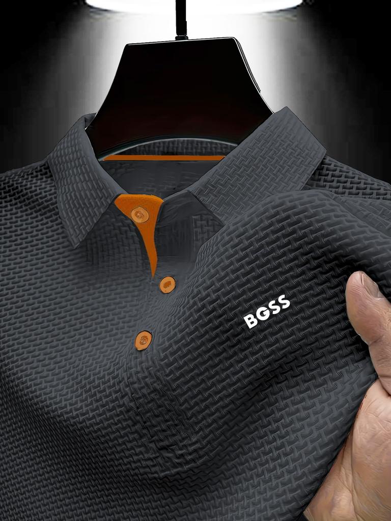 Men's Quick-Dry Polo Shirt, Summer Stand Collar Golf Top, Slim Fit for a Refreshed Look, Versatile and Flattering for Everyone