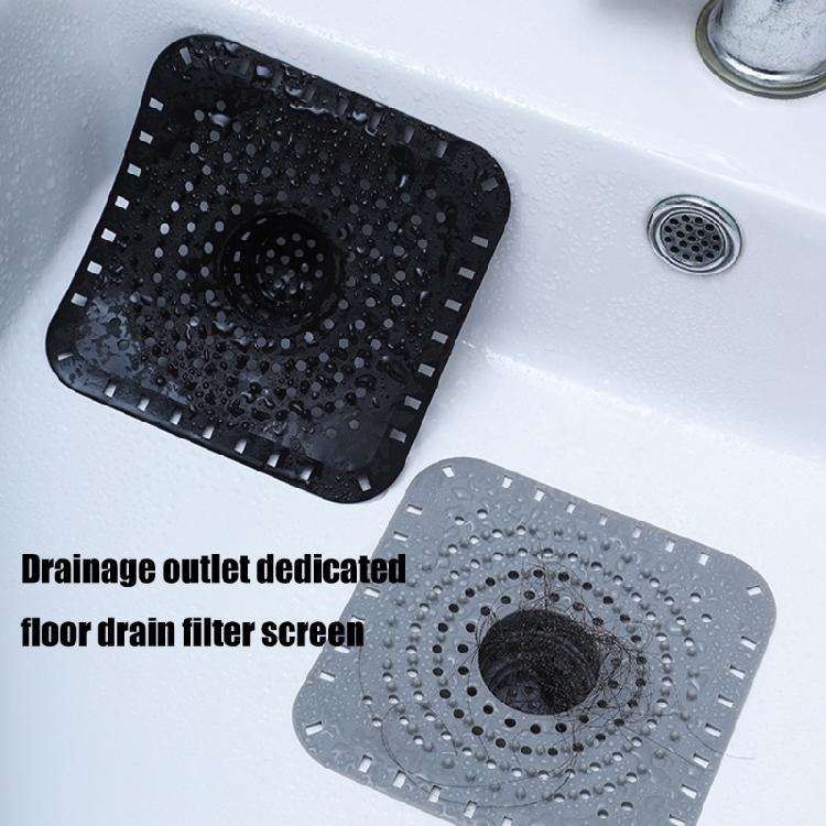 Not Clog Drain Guards Flexible Silicone Hair Catcher Reusable Strainer Odor Prevention Simple For Sink Shower Bathtubs