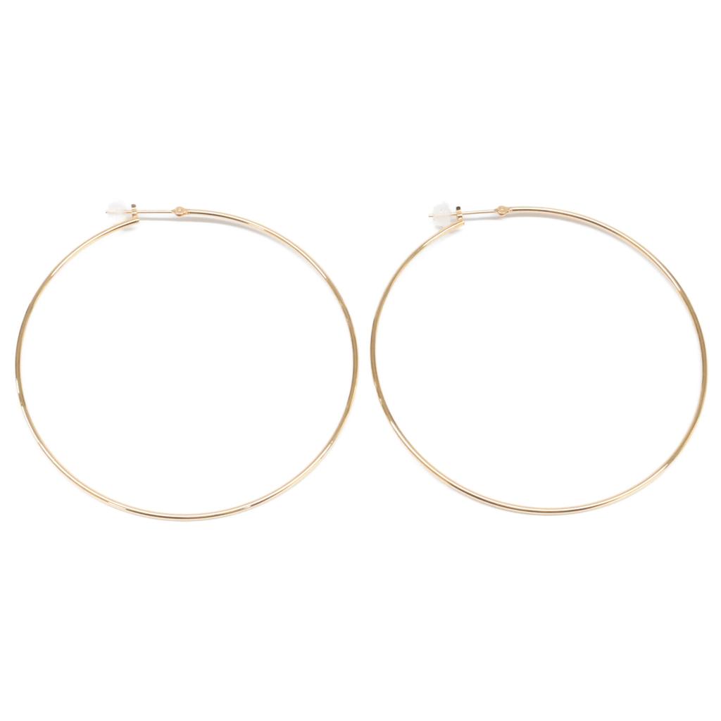 MARIHA [Beautiful Condition] K18 Wish Hoop earring Yellow GoldUsed