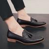British Style Casual Leather Loafers Men Classic Office Social Business Leather Shoes Men Yuppie Party Leather Dress Shoes Men