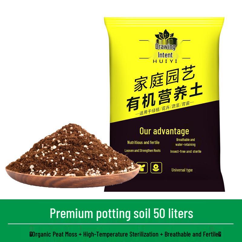 Organic Nutrient-Rich Vegetable Potting Soil: Loose & Breathable Growing Medium for Home Use