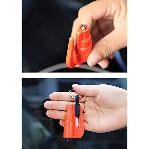 Portable Mini Holder Type Car Emergency Escape Hammer, Seat Belt