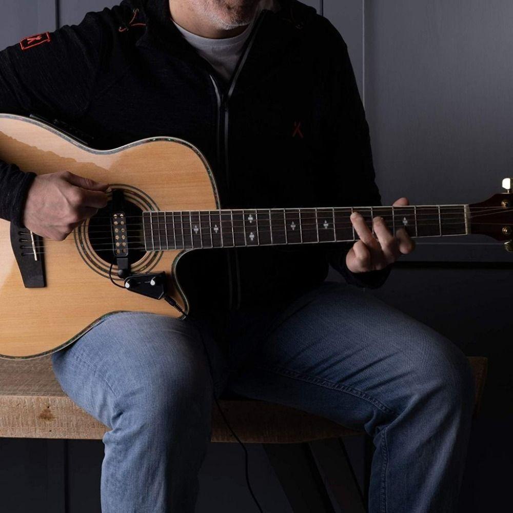 Tone Knobs Acoustic Guitar Pickup 12-Hole Design Guitar Amplifier  Live Performance