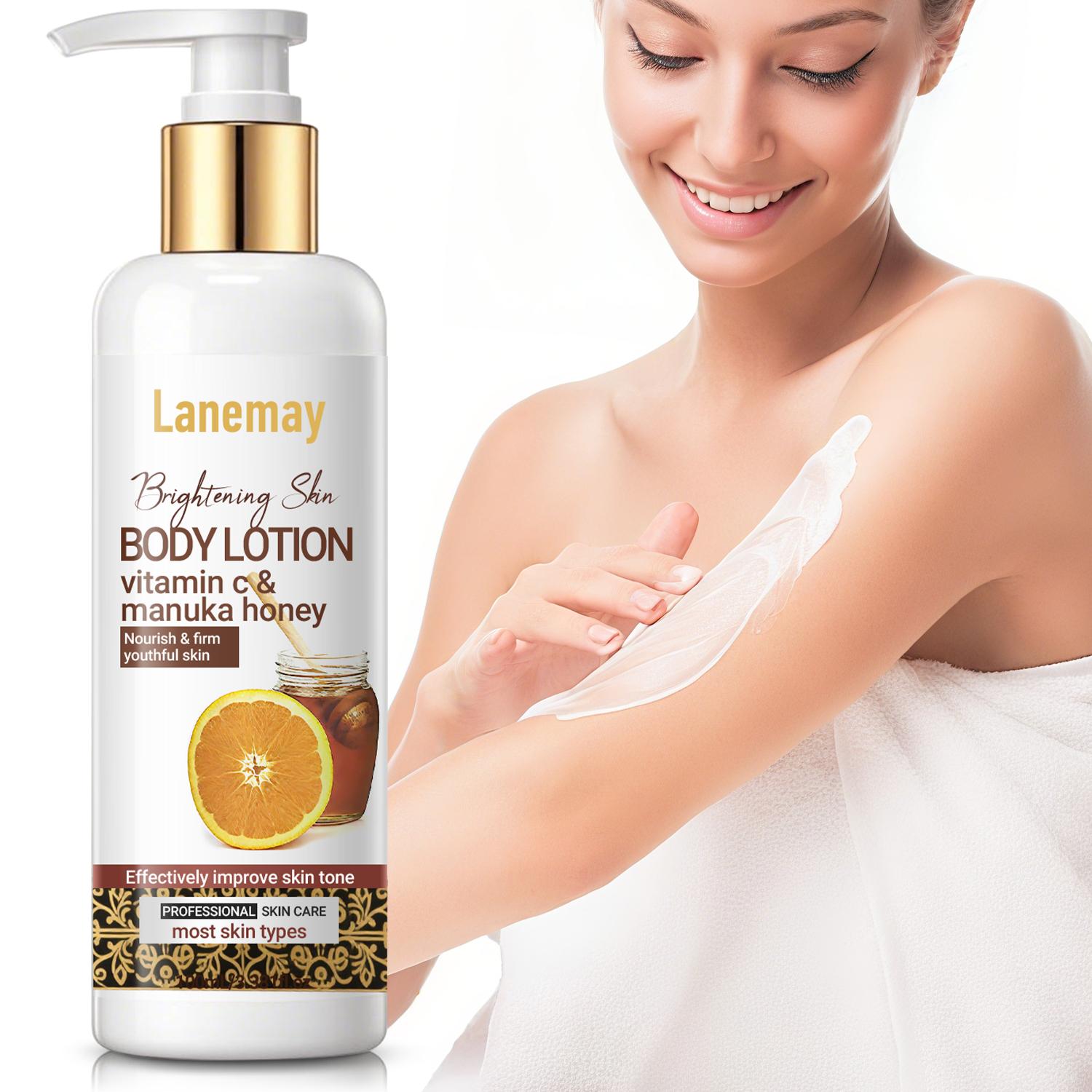 

Vitamin C & Manuka Honey Body Cream-Brighten, Nourish And Reduce Fin Lines-Safe For Use On Body, Face And Hands-Suitable For All Skin Types, 100ml