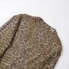 2024 Autumn Women's Fashion: European & American Style Animal Print Knitwear