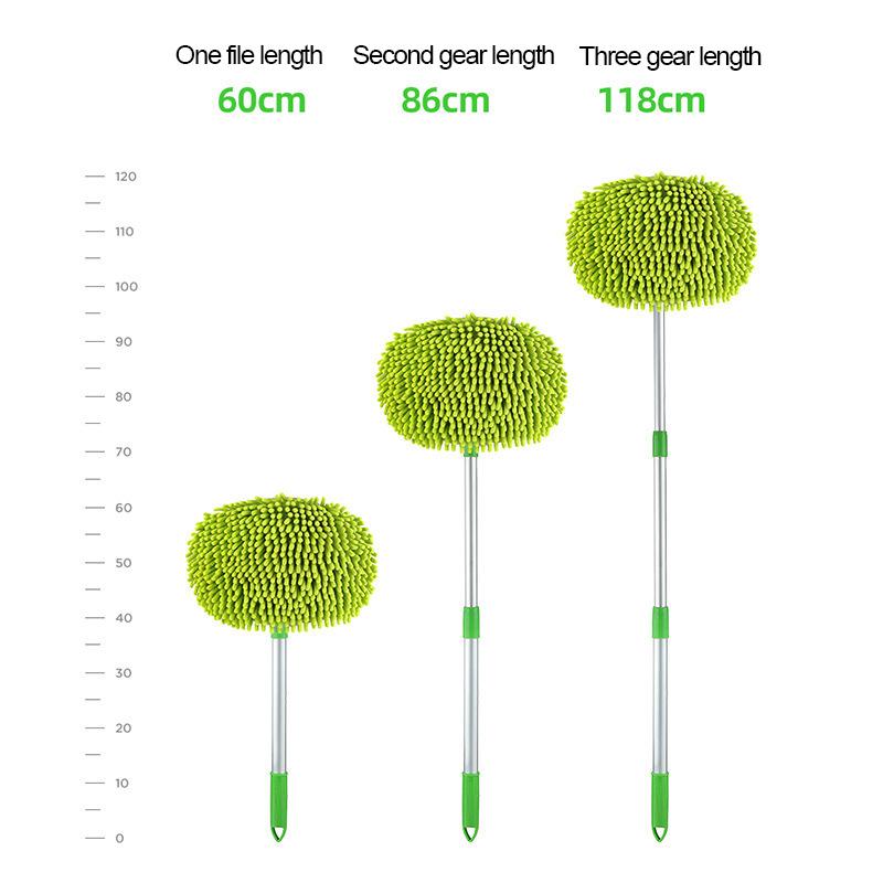 Car Cleaning Tools Car Detailing Cleaning Brush Adjustable Super Absorbent Telescoping Long Handle Cleaning Mop Auto Accessories