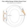 GOLDEN HOUR Waterproof Sports Ladies Digital Chronograph Silicone Strap Watch Rose Gold Starlight Milk White. Modern