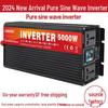 2024 Full Effekt Ren Sinusbølge Inverter 5000W 12V/24V til 220V