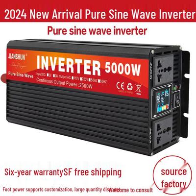 2024 Teljesítményű Tiszta Szinuszos Inverter 5000W 12V/24V - 220V