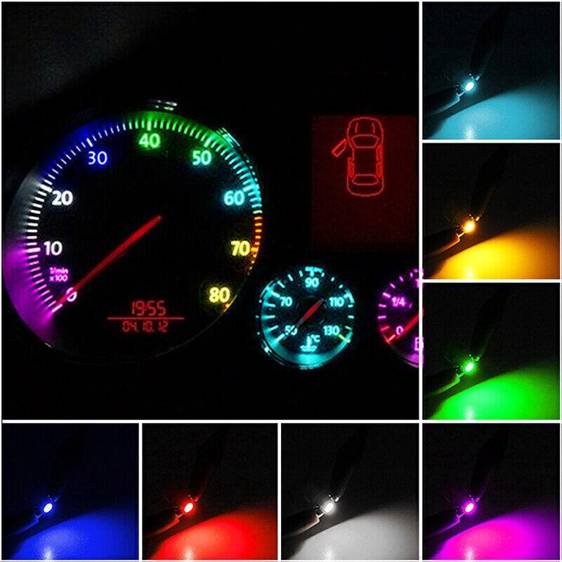 Blue T3 LED Bulb Light SMD Car Panel Instrument Dashboard Gauge Cluster New