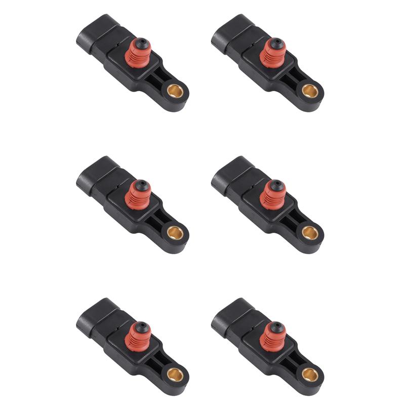 

6X Manifold Absolute Pressure MAP Sensor For Aveo Kalos Matiz Spark NUBIRA LACETTI Daewoo TICO 0.8 1.0 1.2 чёрный