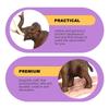Lurrose Prehistoric Mammoth Model Figure, 5.5 Inch, PVC Simulation Animal Toy for Education and Home Decor