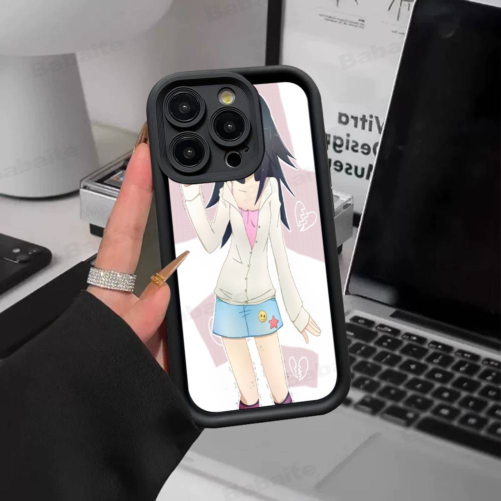 Watamote K-Kuroki T-Tomoko Phone Case For IPhone 17 16 15 14 13 12 11 Pro Max Plus Silicone Shockproof Case