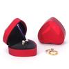 Heart-Shaped Light-Up Jewelry Box: High-End Engagement Ring & Luminous Necklace Display Case