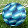 1pc Cosmic Galaxy Beauty Theme Soccer Ball Football, Size 5, Lightweight PVC, Outdoor Training Soccer Ball,Gift c65125