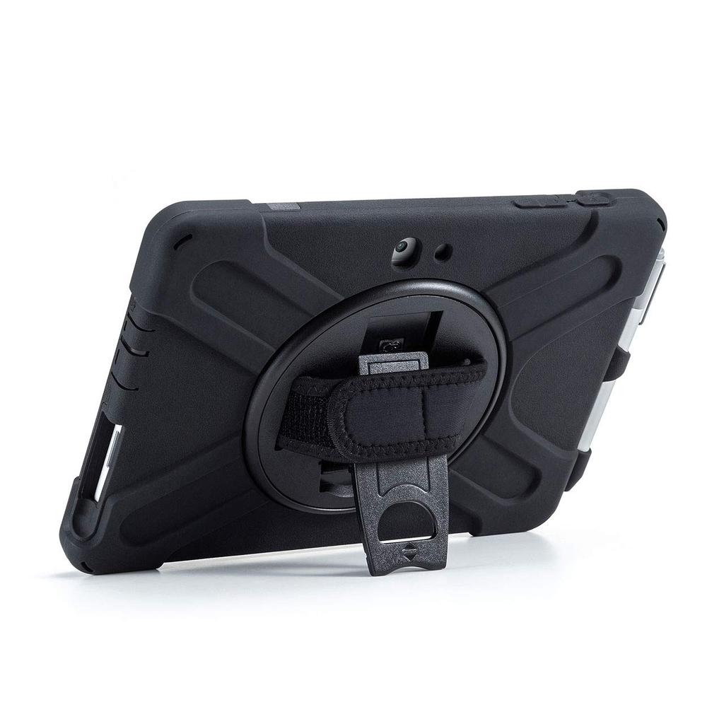 SANWA SUPPLY Surface Go 2 Shockproof Case (with Handle, Stand, and Shoulder Strap) PDA-SF7BK