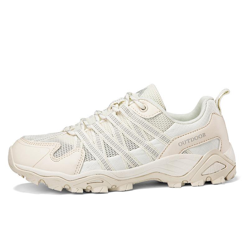 

Spring and summer new breathable outdoor hiking shoes outdoor hiking sports shoes non-slip and wear-resistant creek shoes 46 світло-сірий колір