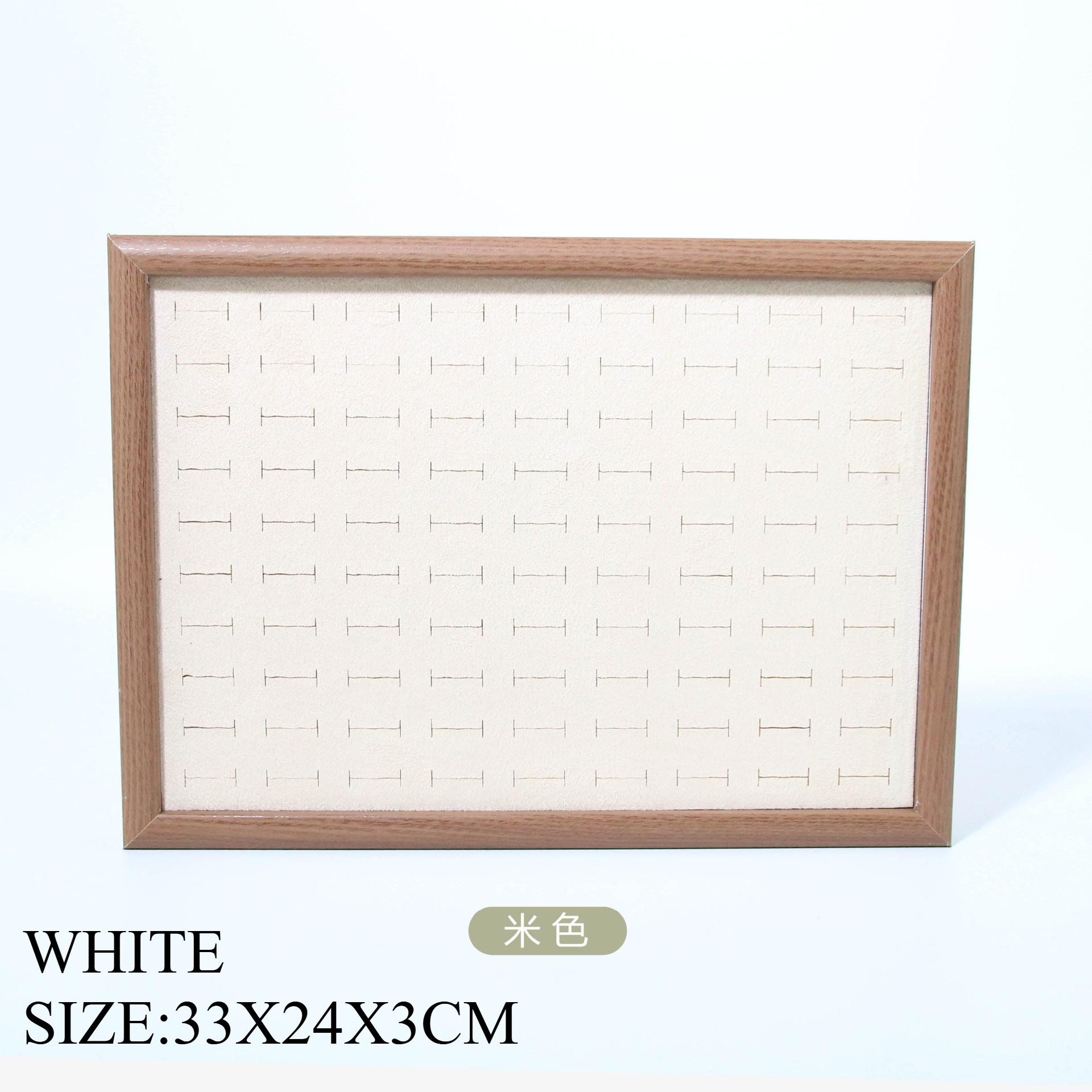 

Wooden Ring Display Tray Wood Grain Rings Earrings Storage Pallet Store Counter Display Organizers Home Jewelry Storage Box