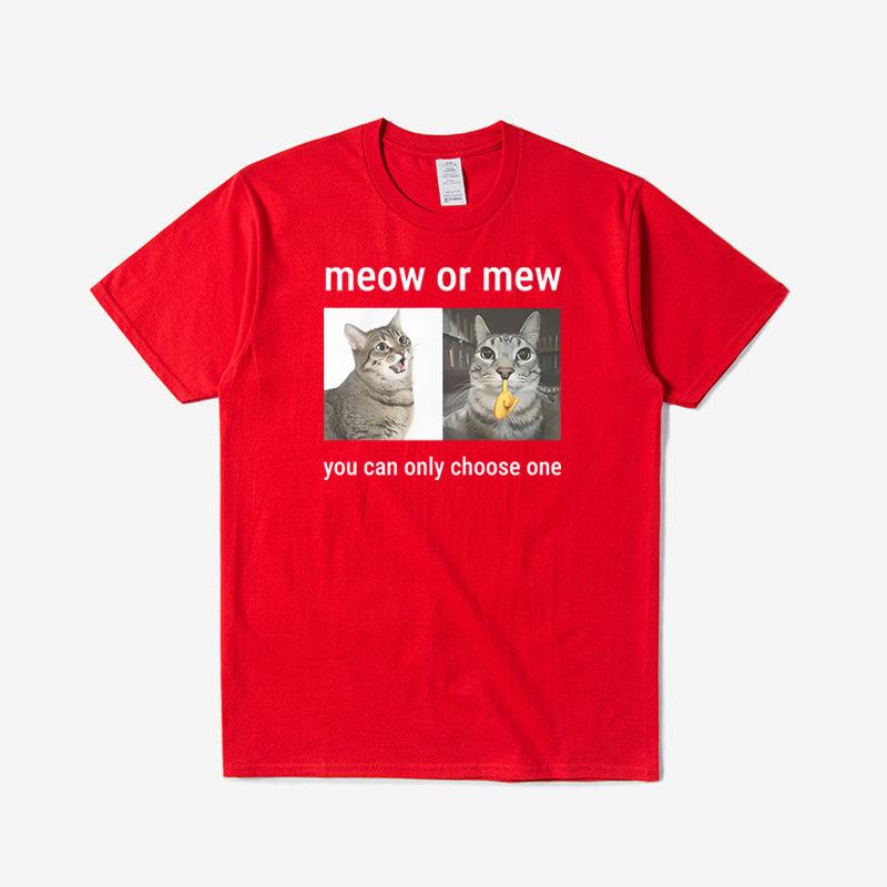 Happy Cat Print Men's T-Shirt Summer Vintage Kawaii Men's and Women's Surfing Beach T-Shirt Unisex Breathable Casual Top