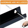 A20F-Acrylic Vinyl Record Floating Shelves 6 Pack, Acrylic Record Shelf For Display, Vinyl Record Display Holder(7Inch) Easy To