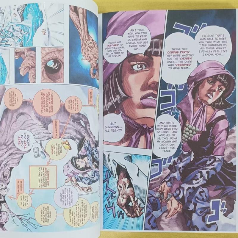 12 Books Steel Ball Run Manga Book JOJO's Bizarre Adventure Part7 Vol.1-12 Japanese Youth Comic Books English Manga Books