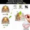 Shatterproof Nativity Tabletop Ornament With Intricate White Religious Birth Scene Figurine For Home Church Display