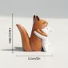 Very Loving Fox Hugging Rabbit Statue, Creative And Adorable Fox And Bunny Animal Figurine For Home Or Desk Decoration Xmas Gift