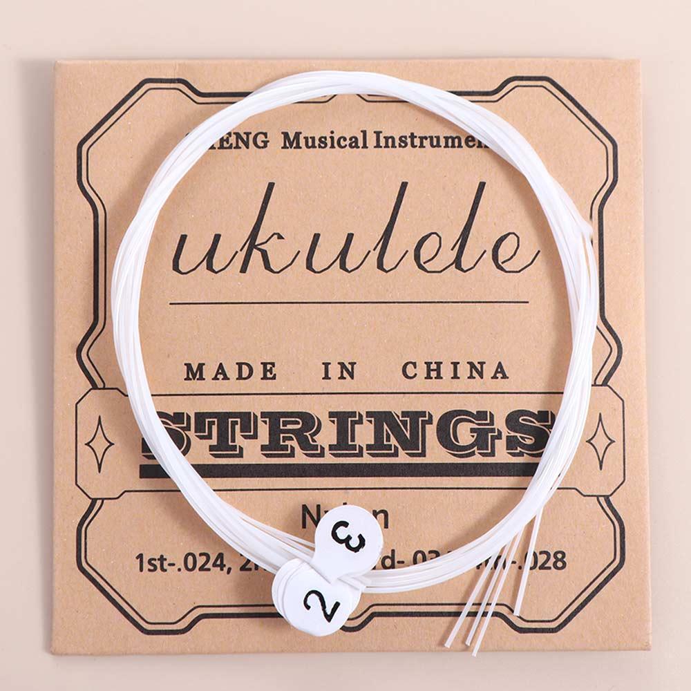 1 Set Nylon Ukulele Strings Replacement Classical Guitar Strings  For 21 / 23 / 26-inch Ukulele