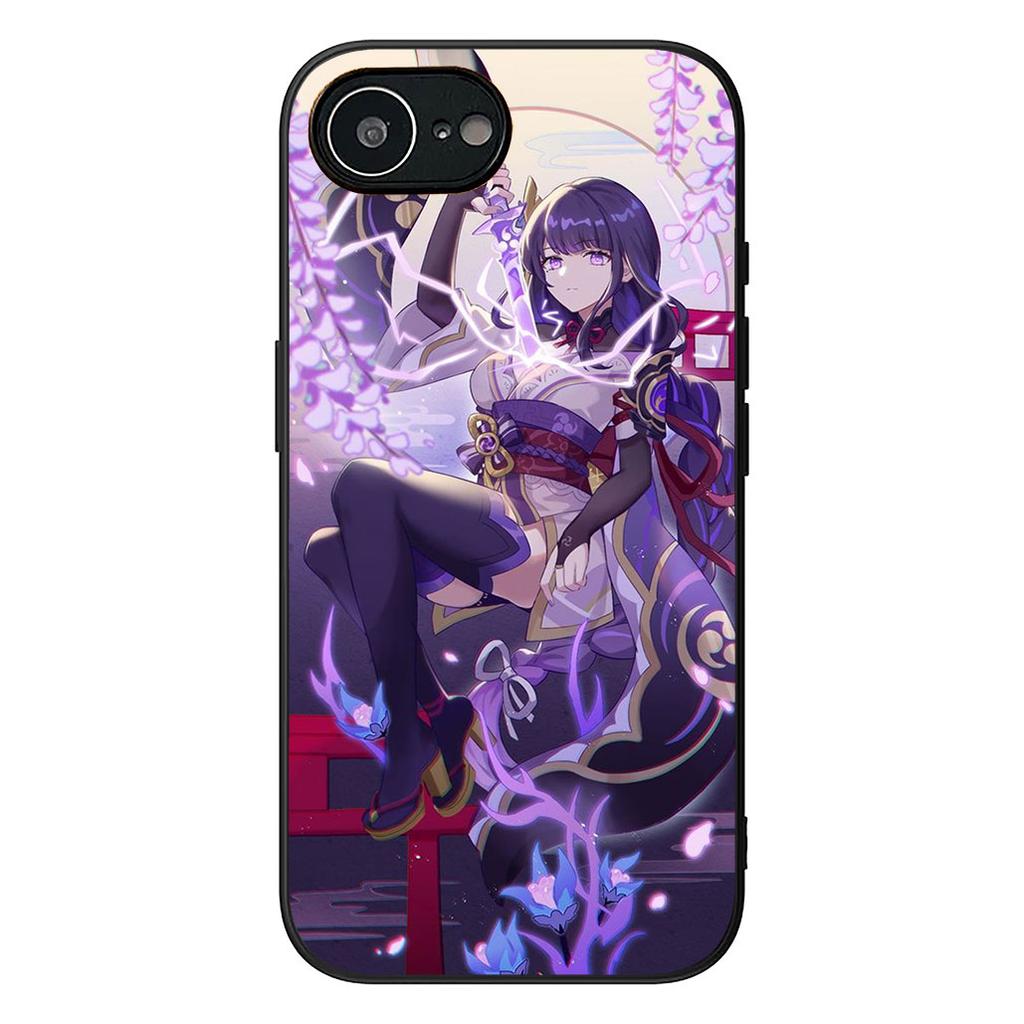 Genshins Raiden Shogun Impacts Protective Cover for Xiaomi Poco C85 C65 C75 X7 X6 M6 M8 F7 F8 Ultra F6 Pro Phone Case