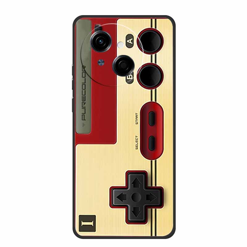 For Tecno Spark Go 1S Case KL4h Coque Popular Black Silicone Soft Back Cover Case For Tecno Spark Go 1 S Phone Case Cover 6.67"