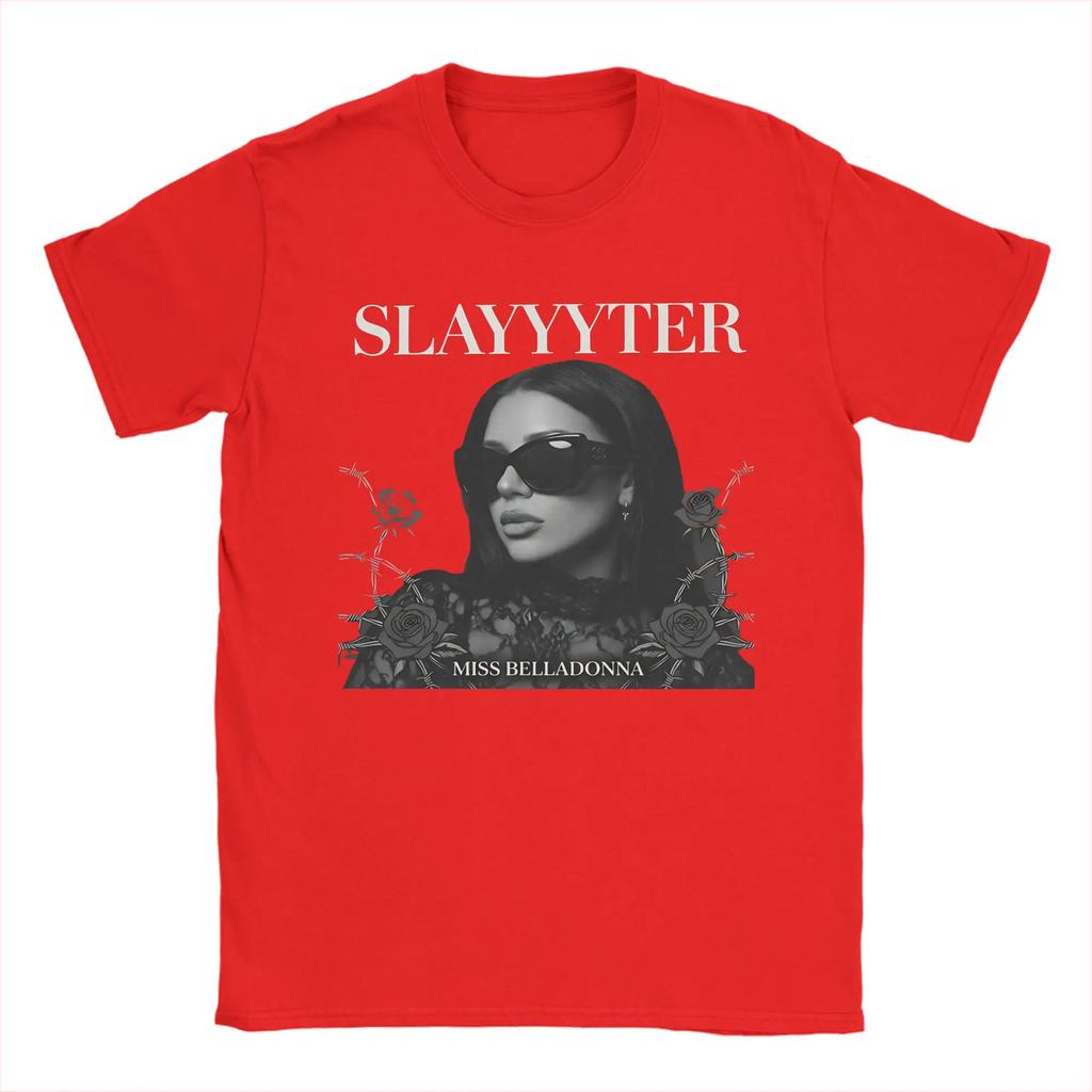 Slayyyter American Singer T Shirt  Hipster T Shirts Short Sleeves Awesome Tshirt Beach 100% Cotton Plus Size Clothes