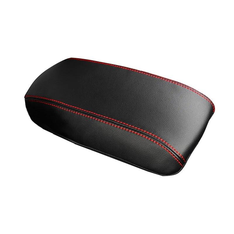 

Кожаный чехол из микрофибры для центральной консоли автомобиля, подлокотник для Toyota Corolla E210, защитные накладки красный