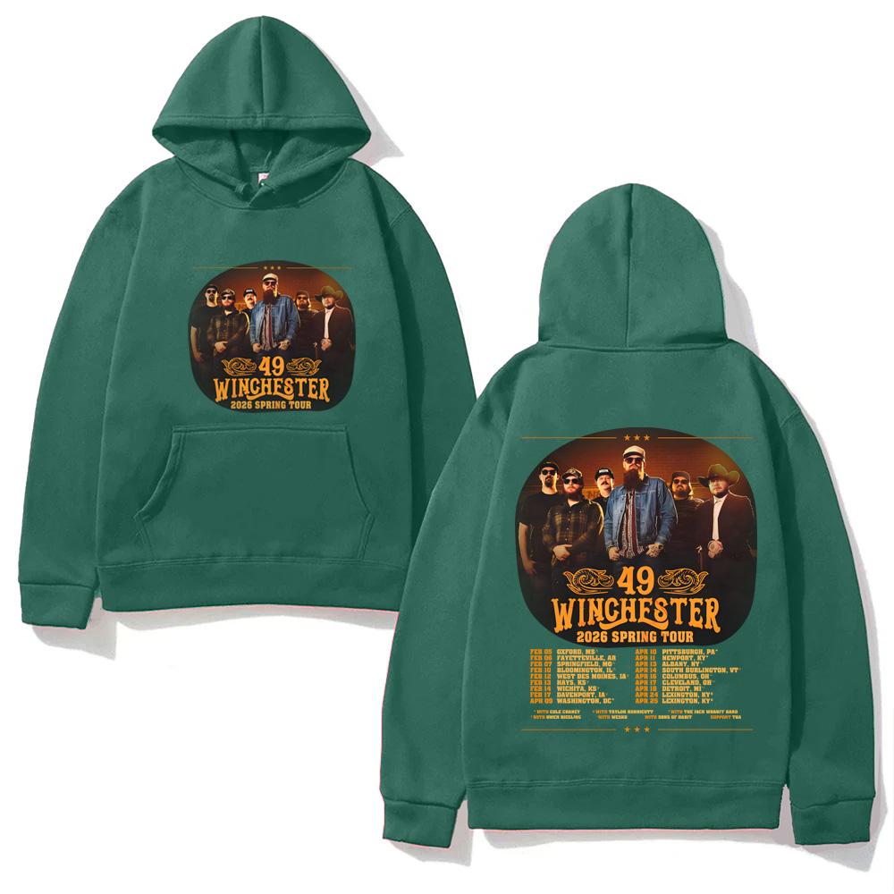 

49 Winchester Tour 2026 Hoodie for Autumn/Winter New Style Grunge Sweatshirts Punk Long Sleeve Clothing Hooded Pullovers XXXL
