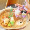 Resin Puppy Cute Candy Cone Cartoon Keychain Pendant For Backpack And Gift