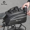 WEST BIKING Large Capacity Bicycle Rear Seat Bags EVA Multi-purpose MTB Road Bike Carrier Bag Expandable Cycling Rear Rack Bag