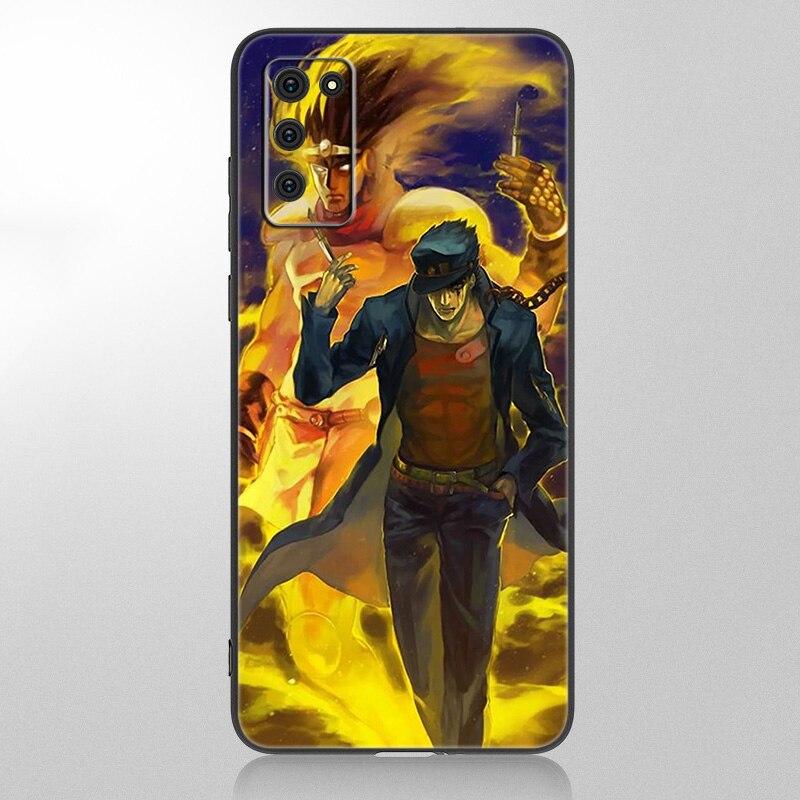 

Чехол JoJo Bizarre Adventure для Samsung Galaxy A12 A02S A22 A32 A52 A72 A71 A51 A41 A31 A21 A11 A50 A70 A10S A20S, черный чехол Samsung A02