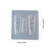 Professional Silicone Nail Mold Flower Accent Design Flexible Reusable Manicure Crafting Tool For Salon Home Use