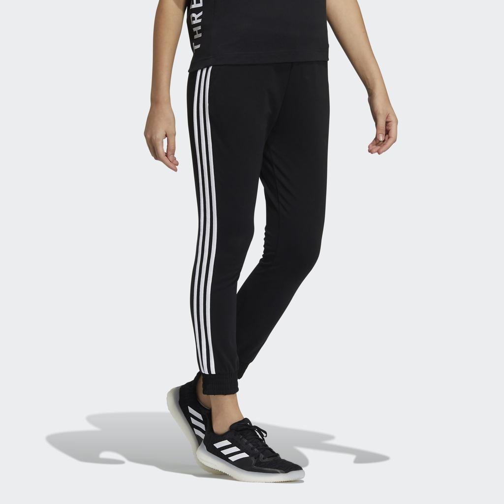 Adidas Essential Stretch Slim Jogger Sweatpants Women Bottoms Black GP0659