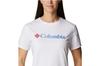 Columbia Sun Trek W Graphic Tee, Womens white T-shirt