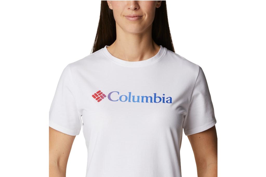 Columbia Sun Trek W Graphic Tee, Womens white T-shirt