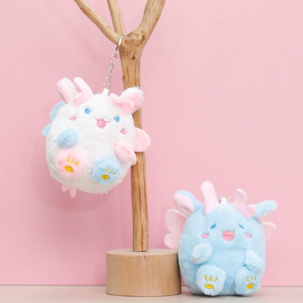

Plushies Mascot Dragon Plush Keyring Cartoon New Year Dragon Plush Pendant Backpack розовый