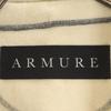 ARMURE Made In Japan Long Sleeve Sweat Zip Hoodie 3 Gray Back Brushed Men's Used