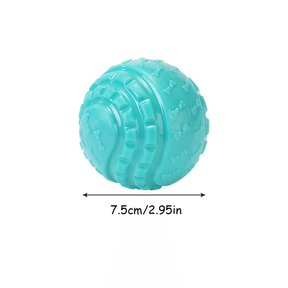 Dog Toy Ball - Durable & Chew-Resistant Elastic Ball for Large Dogs, Squeaky Molar Toy for Teeth Cleaning,