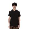 Calvin Klein Solid Color Letter Embroidered Short Sleeve Polo Shirt Men tops Black J323201-BEH